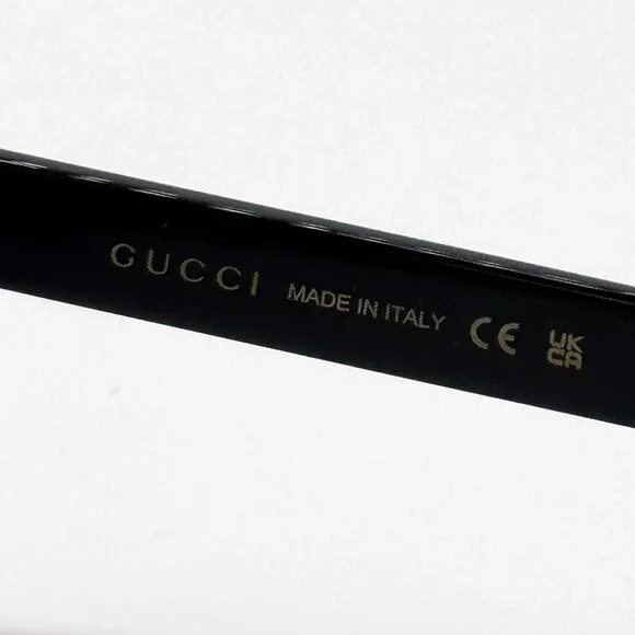 NEW GUCCI EYEGLASSES BLACK UNISEX EYEWEAR GUCCI GG1526O 005 - Picture 9 of 10